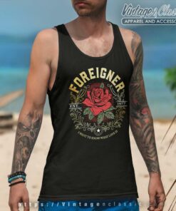 Foreigner Shirt I Want To Know What Love Is Tank Top Racerback