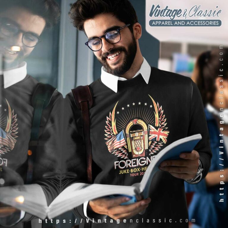 Foreigner Shirt Juke Box Hero Sweatshirt Foreigner Shirt Juke Box Hero Sweatshirt