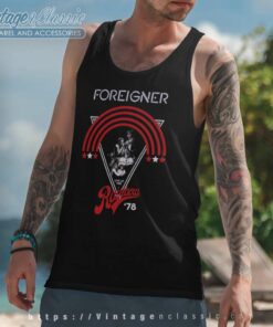 Foreigner Shirt Live At The Rainbow 78 Tank Top Racerback