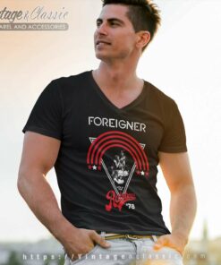 Foreigner Shirt Live At The Rainbow 78 V Neck TShirt
