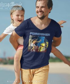 Foreigner Shirt Live In Concert 79 80 V Neck TShirt