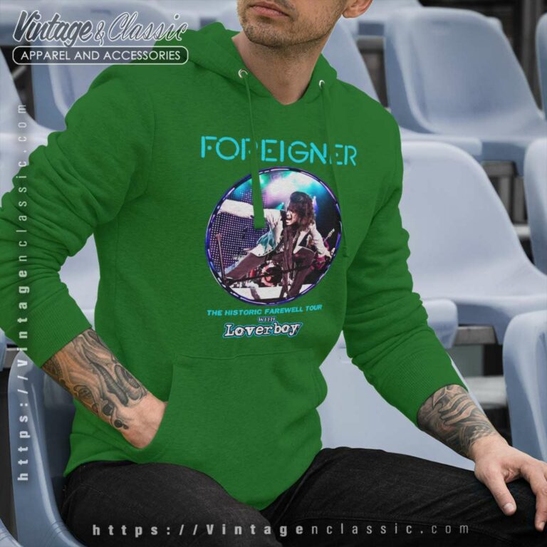 Foreigner Shirt The Historic Farewell Tour Hoodie Foreigner Shirt The Historic Farewell Tour Hoodie