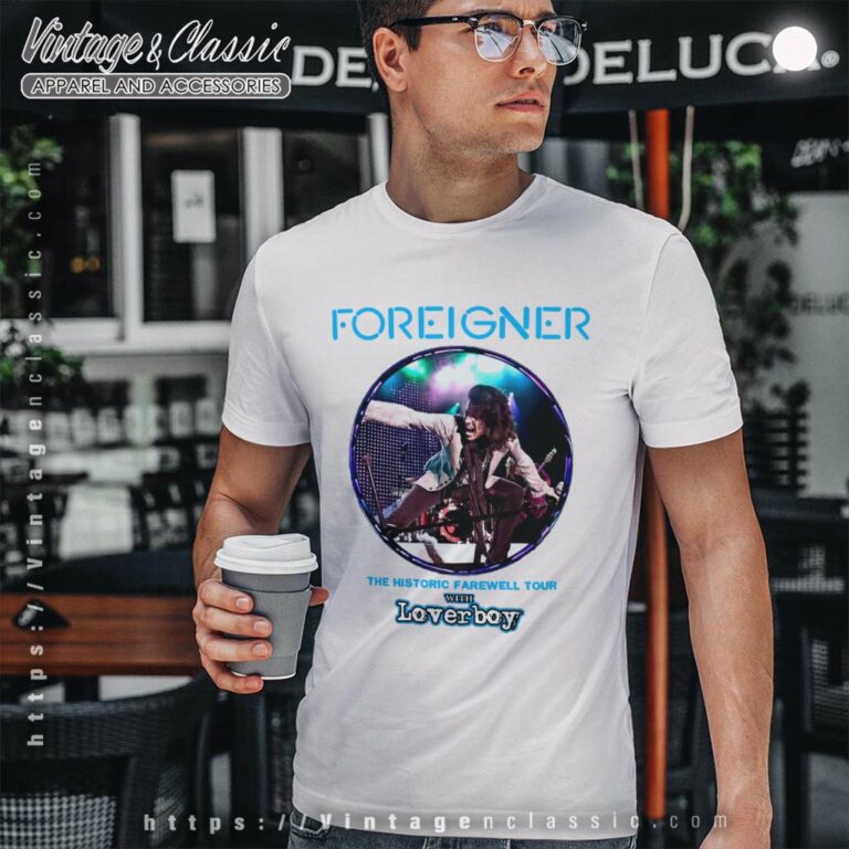 Foreigner Shirt The Historic Farewell Tour T Shirt Foreigner Shirt The Historic Farewell Tour T Shirt