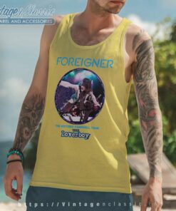 Foreigner Shirt The Historic Farewell Tour 4 Foreigner Shirt The Historic Farewell Tour Tank Top Racerback