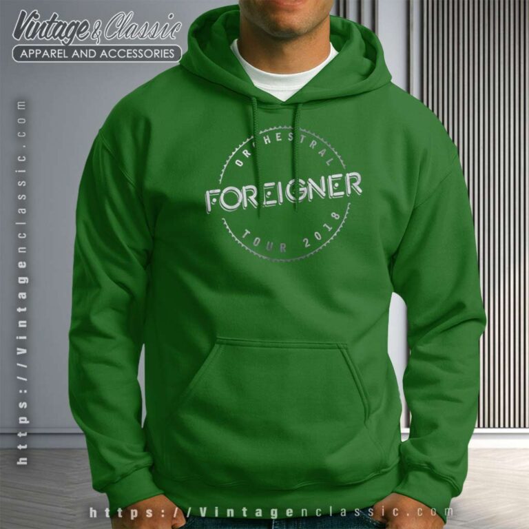 Foreigner Stamp Officially Licensed Hoodie Foreigner Stamp Officially Licensed Hoodie