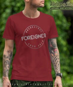 Foreigner Stamp Officially Licensed Shirt 5 Foreigner Stamp Officially Licensed T Shirt