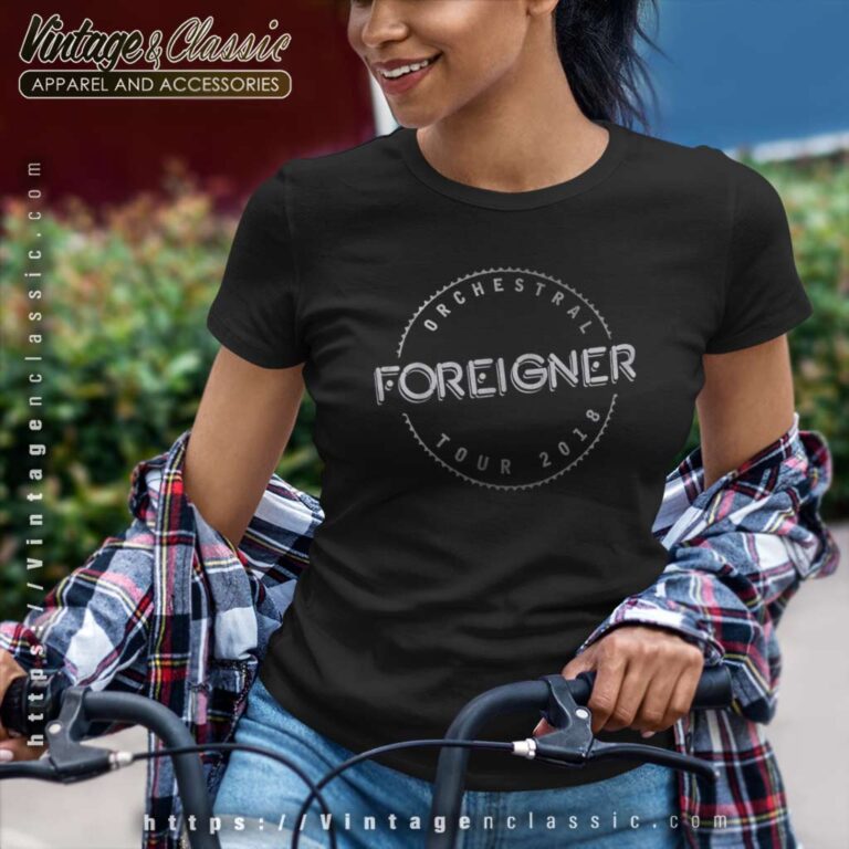 Foreigner Stamp Officially Licensed Women TShirt Foreigner Stamp Officially Licensed Women TShirt