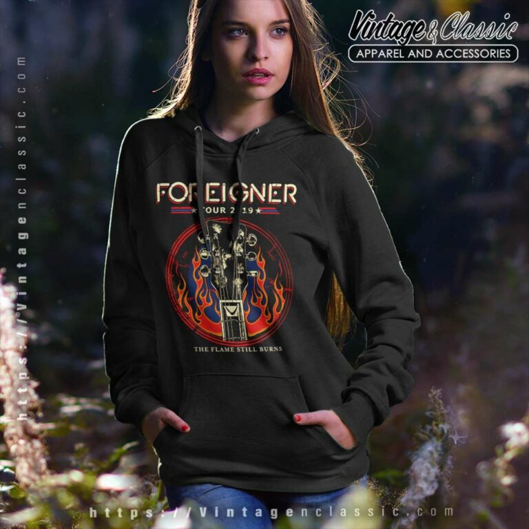 Foreigner The Flame Still Burns Hoodie Foreigner The Flame Still Burns Hoodie