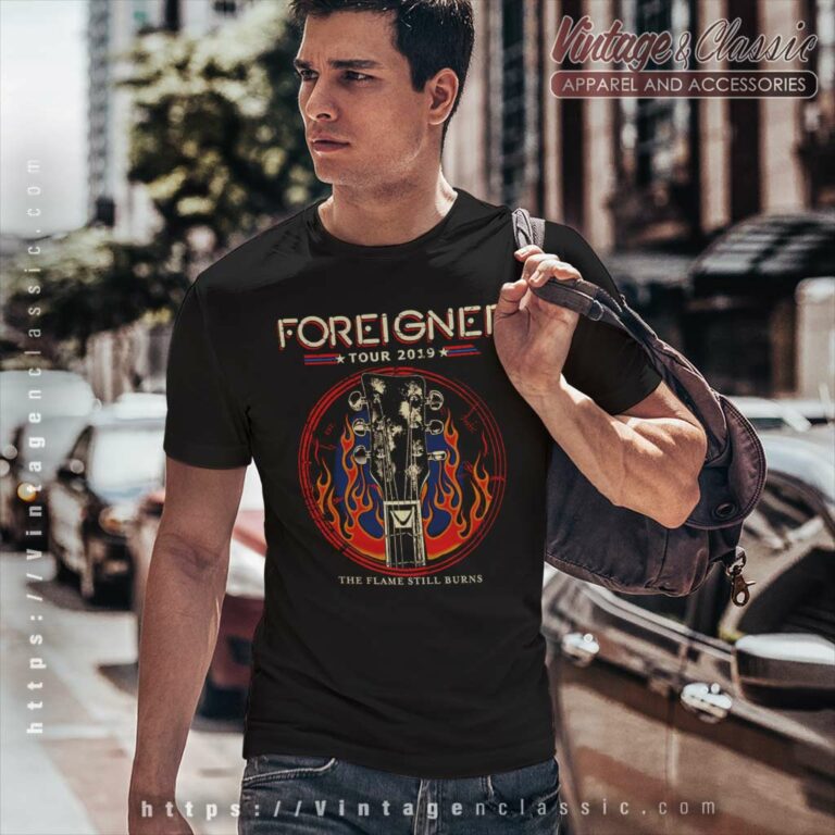 Foreigner The Flame Still Burns T Shirt Foreigner The Flame Still Burns T Shirt