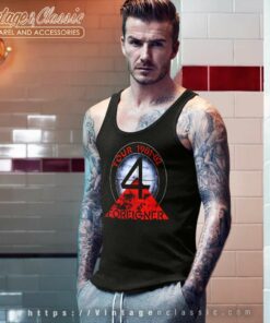 Foreigner Tour 1981 1982 Tank Top Racerback