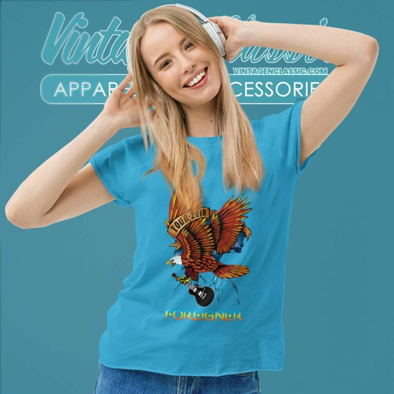 Foreigner Tour 2018 Women TShirt Foreigner Tour 2018 Women TShirt