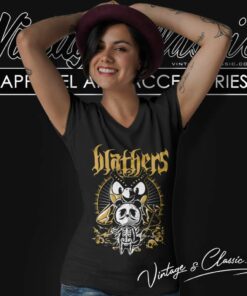 Fossil Night Blather Game V Neck TShirt