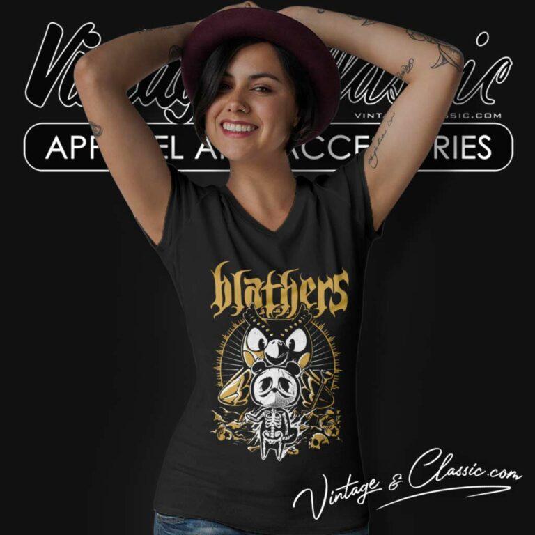 Fossil Night Blather Game V Neck TShirt Fossil Night Blather Game V Neck TShirt