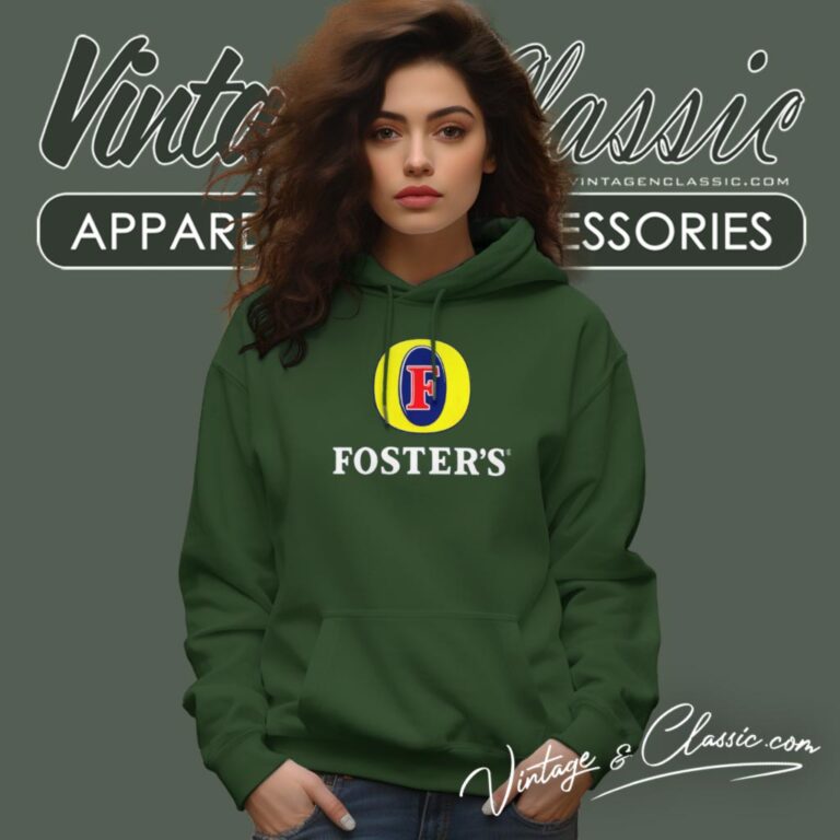 Fosters Lager Beer Logo Hoodie Fosters Lager Beer Logo Hoodie