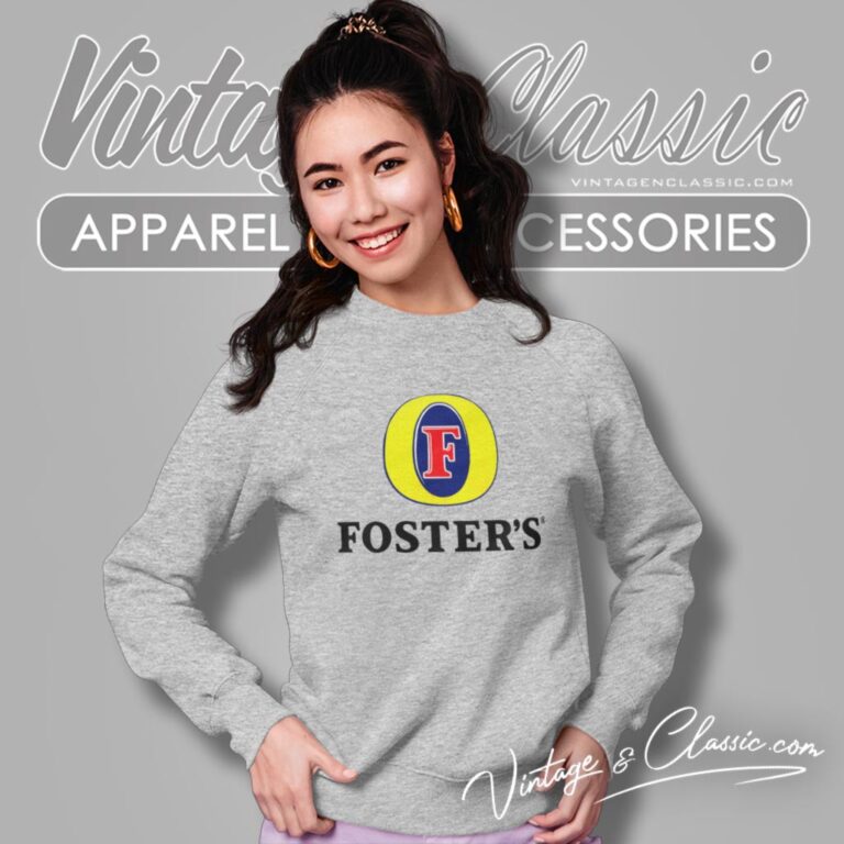 Fosters Lager Beer Logo Sweatshirt Fosters Lager Beer Logo Sweatshirt