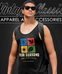 Four Season Total Landscaping Lawn Care Landscapers Tank Top Racerback