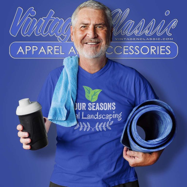 Four Seasons Total Landscaping Poster V Neck TShirt Four Seasons Total Landscaping Poster V Neck TShirt