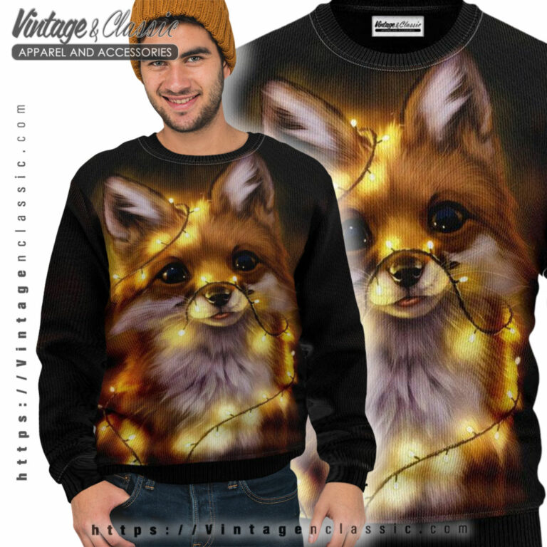 Fox Merry Christmas Ugly Sweater Ugly Sweater Fox Merry Christmas Ugly Sweater Ugly Sweater