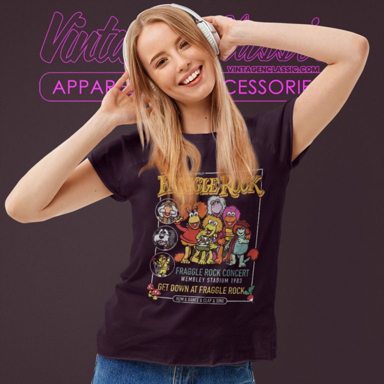 Fraggle Rock Concert 1983 Women T Shirt Fraggle Rock Concert 1983 Women T Shirt