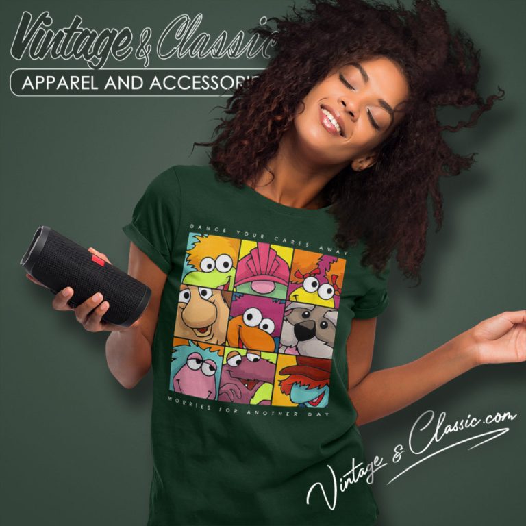Fraggle Rock Tv Show Shirt Dance Your Cares Away Women T Shirt Fraggle Rock Tv Show Shirt Dance Your Cares Away Women T Shirt
