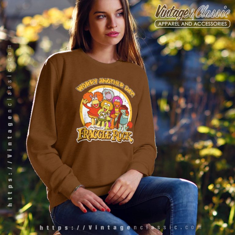Fraggle Rock Worry Another Day Sweatshirt Fraggle Rock Worry Another Day Sweatshirt
