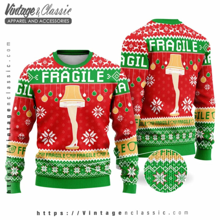 Fragile Christmas Story Ugly Sweater Ugly Christmas Sweater Fragile Christmas Story Ugly Sweater Ugly Christmas Sweater