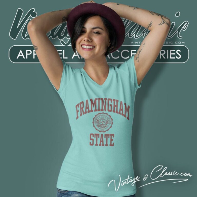Framingham State University V Neck TShirt Framingham State University V Neck TShirt