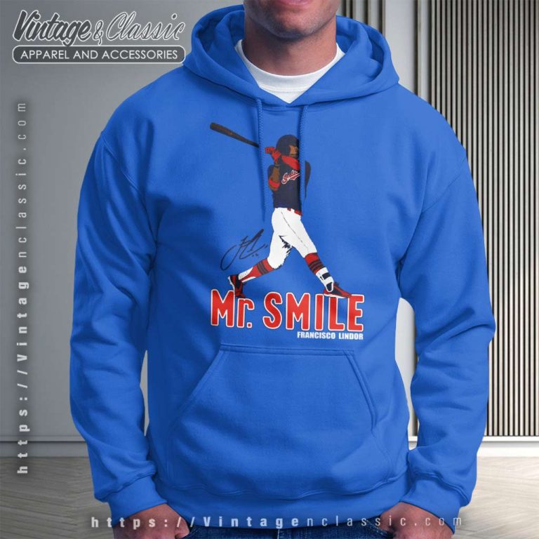 Francisco Lindor Mr Smile Cleveland Indians Hoodie Francisco Lindor Mr Smile Cleveland Indians Hoodie
