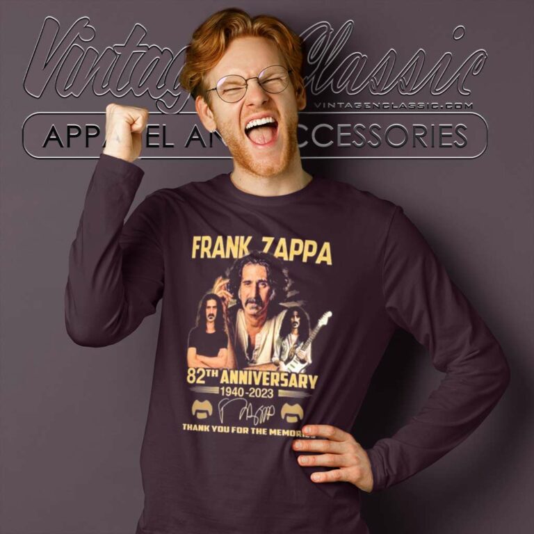 Frank Zappa 82th Anniversary Long Sleeve Tee Frank Zappa 82th Anniversary Long Sleeve Tee