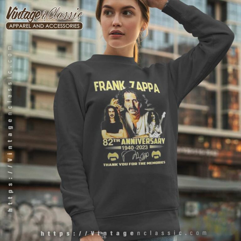 Frank Zappa 82th Anniversary Sweatshirt Frank Zappa 82th Anniversary Sweatshirt