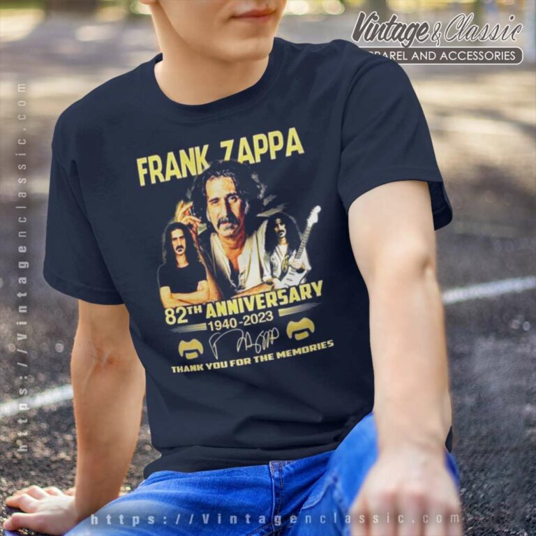 Frank Zappa 82th Anniversary T Shirt Frank Zappa 82th Anniversary T Shirt