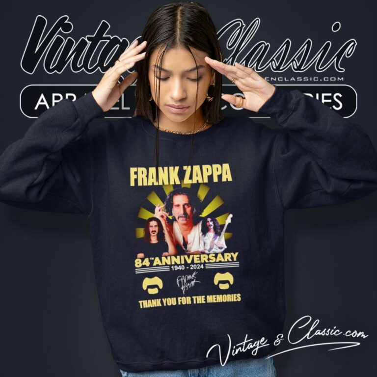 Frank Zappa 84th Anniversary Sweatshirt Frank Zappa 84th Anniversary Sweatshirt