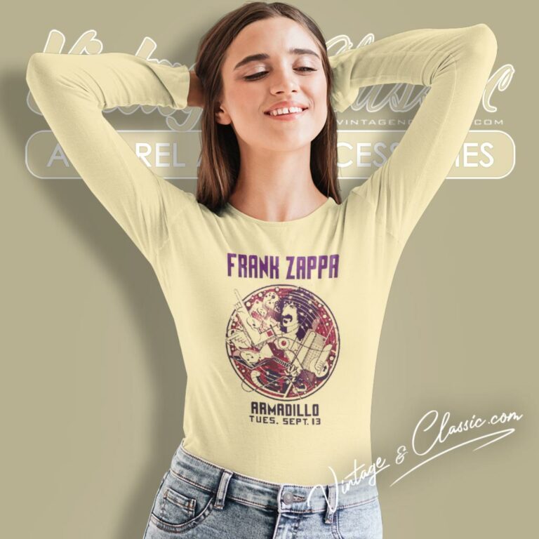 Frank Zappa Armadillo Long Sleeve Tee 1 Frank Zappa Armadillo Long Sleeve Tee 1