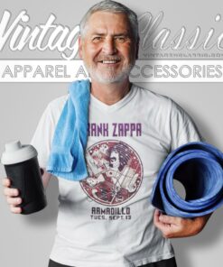 Frank Zappa Armadillo V Neck TShirt 1