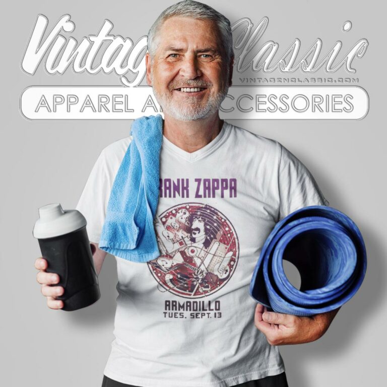 Frank Zappa Armadillo V Neck TShirt 1 Frank Zappa Armadillo V Neck TShirt 1