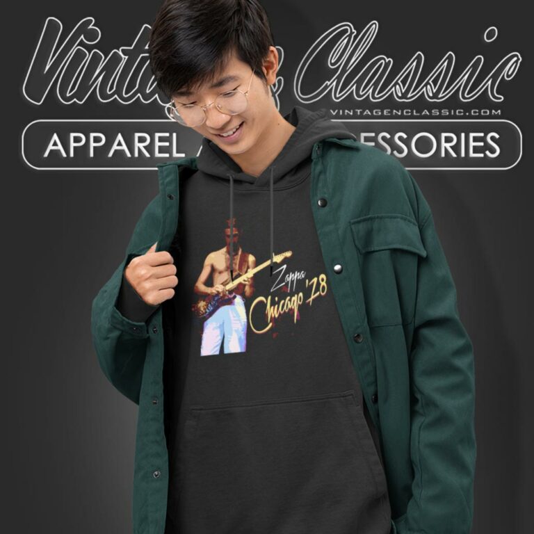 Frank Zappa Chicago 78 Hoodie Frank Zappa Chicago 78 Hoodie