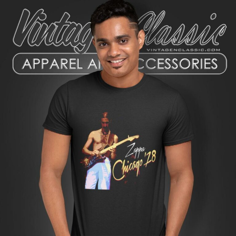 Frank Zappa Chicago 78 T Shirt Frank Zappa Chicago 78 T Shirt
