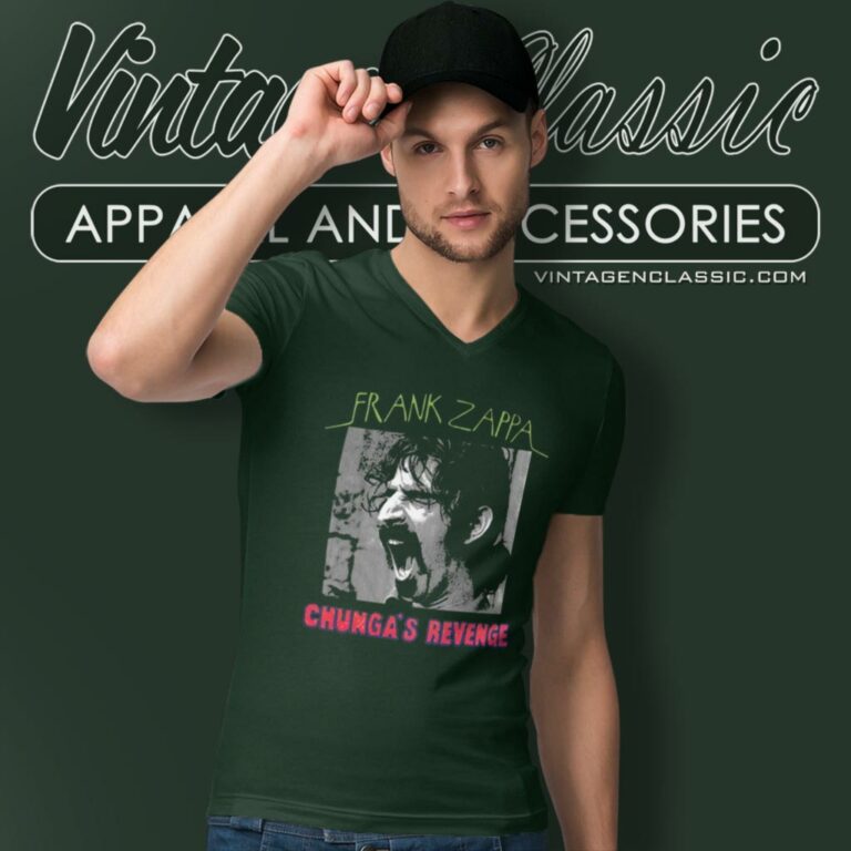 Frank Zappa Chungas Revenge V Neck TShirt Frank Zappa Chungas Revenge V Neck TShirt