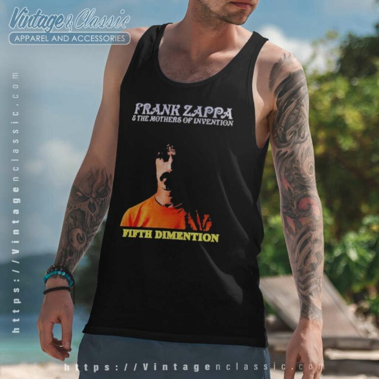 Frank Zappa Fifth Dimension Tank Top Racerback Frank Zappa Fifth Dimension Tank Top Racerback