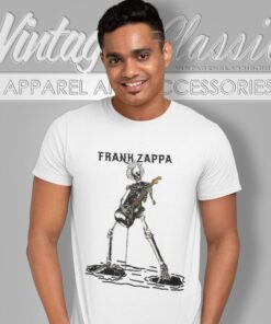 Frank Zappa Fire Skull T Shirt