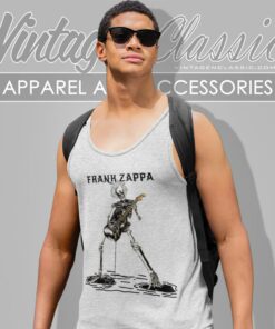 Frank Zappa Fire Skull Tank Top Racerback