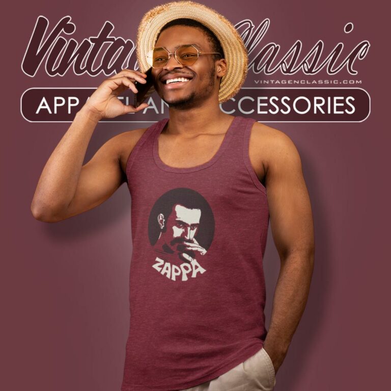 Frank Zappa Funky Tank Top Racerback Frank Zappa Funky Tank Top Racerback