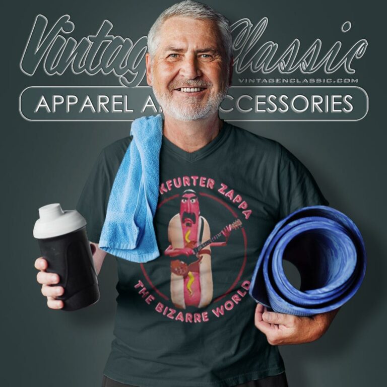 Frank Zappa Hot Dog V Neck TShirt Frank Zappa Hot Dog V Neck TShirt