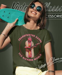 Frank Zappa Hot Dog Shirt 6 Frank Zappa Hot Dog Women T Shirt