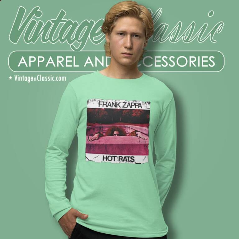 Frank Zappa Hot Rats Album Long Sleeve Tee Frank Zappa Hot Rats Album Long Sleeve Tee