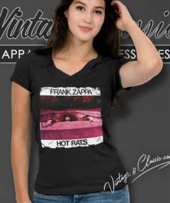 Frank Zappa Hot Rats Album V Neck TShirt