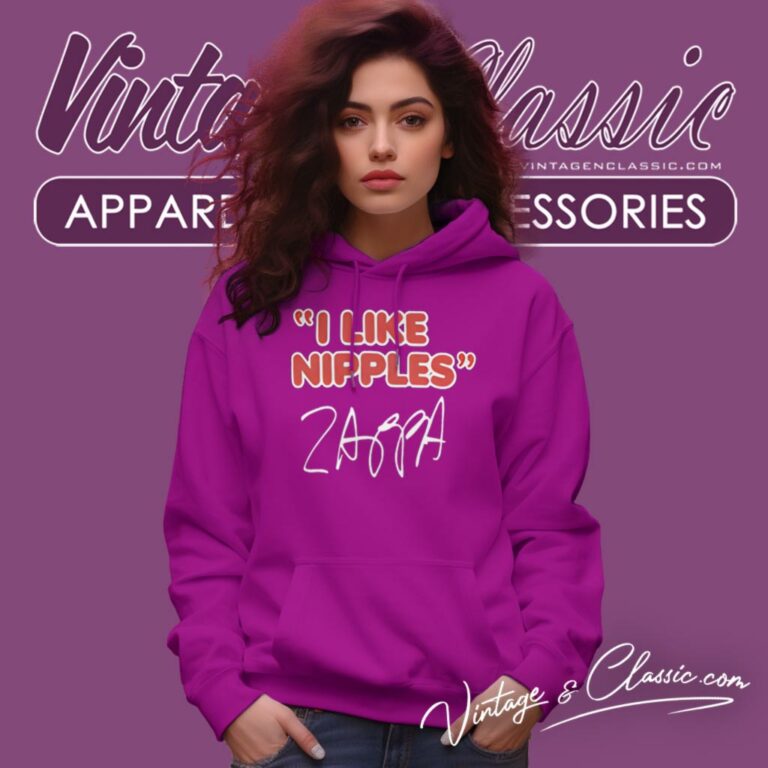 Frank Zappa I Like Nipples Hoodie Frank Zappa I Like Nipples Hoodie