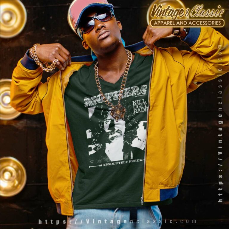 Frank Zappa Kill Ugly Radio V Neck TShirt Frank Zappa Kill Ugly Radio V Neck TShirt