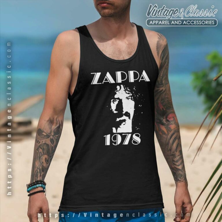 Frank Zappa Mothers Of Invention Tank Top Racerback Frank Zappa Mothers Of Invention Tank Top Racerback