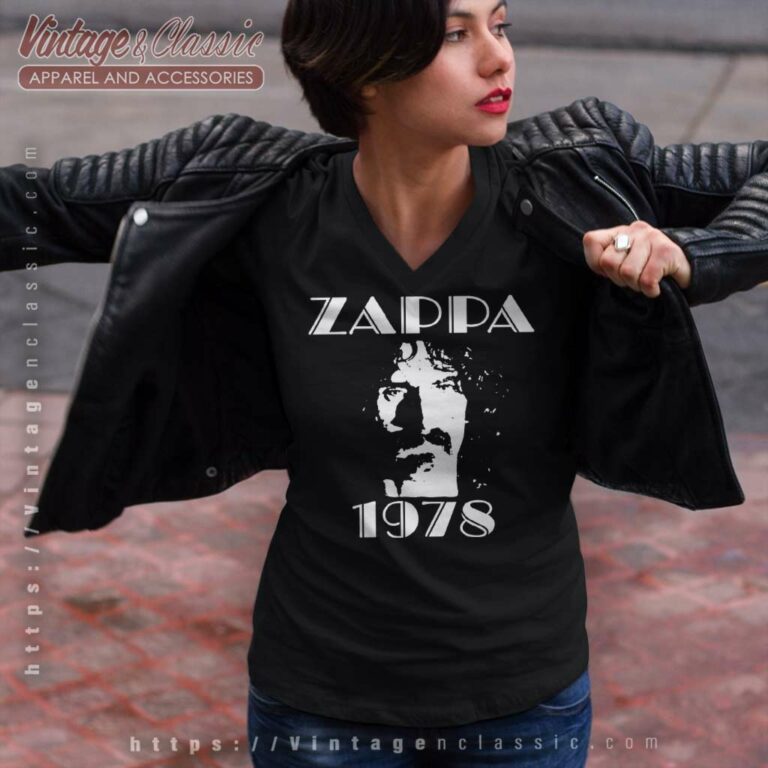 Frank Zappa Mothers Of Invention V Neck TShirt Frank Zappa Mothers Of Invention V Neck TShirt
